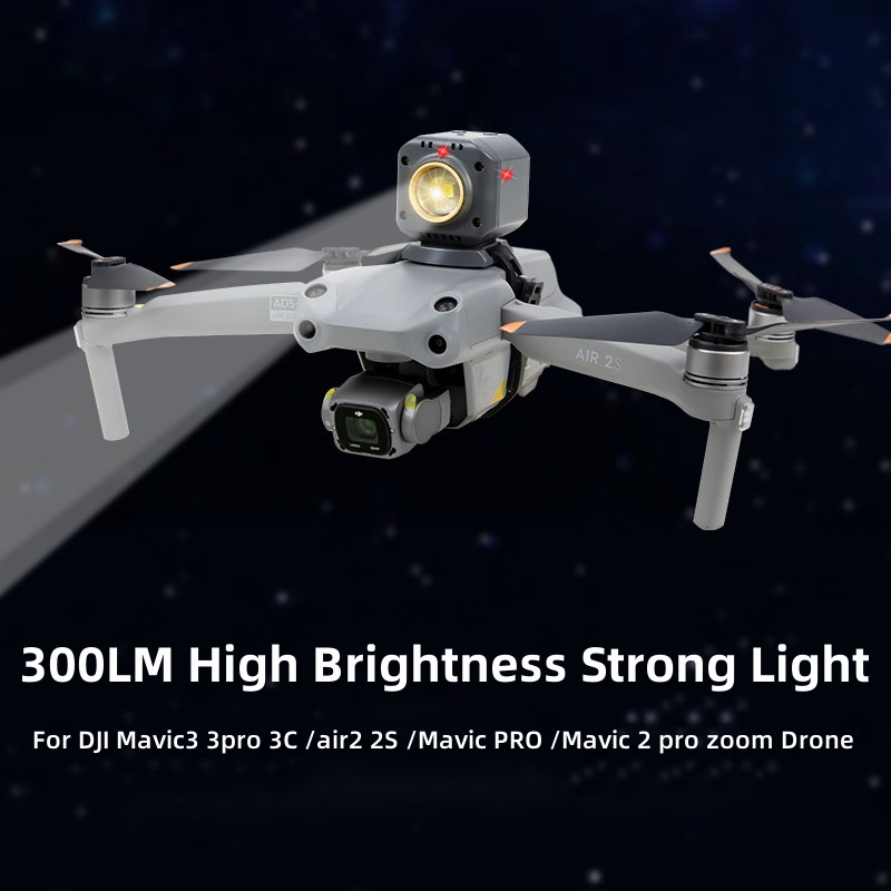 Drone Led Light - 300LM High Brightness Strong Light Night