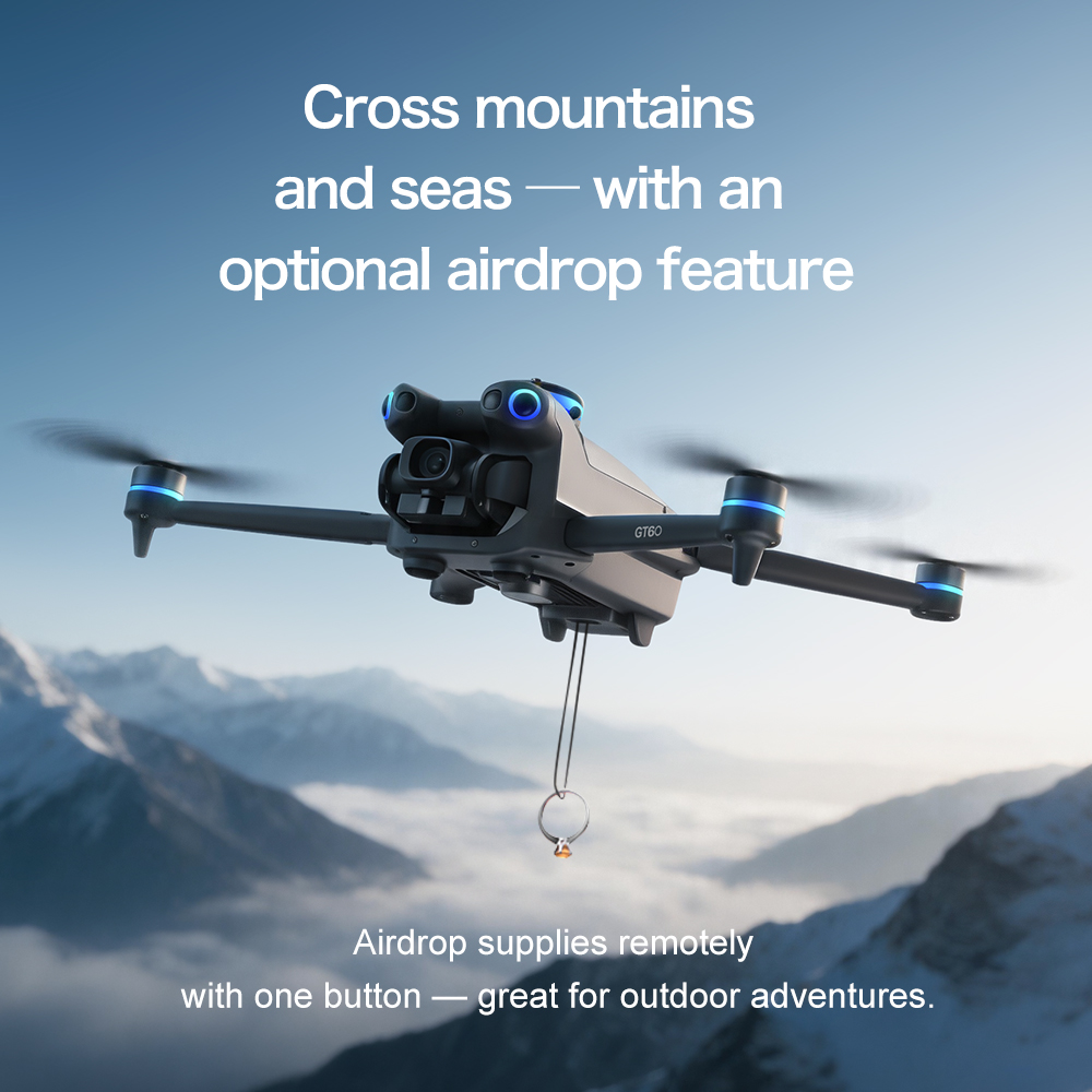 NEW GT60 Mini Drone Dual Camer - Drone Gps Mount 评论和价格