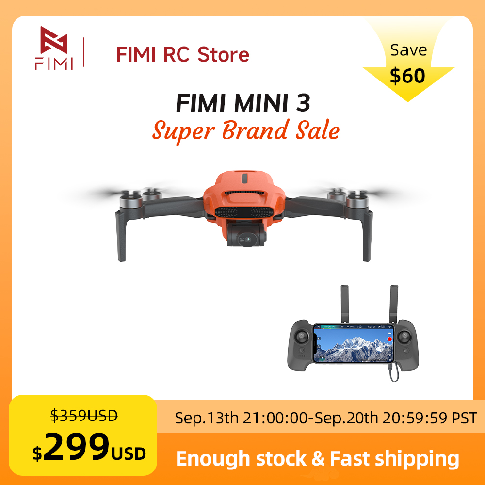 FIMI MINI 3 Camere Drone 4K 60 - Drone Gps Mount 评论和价格